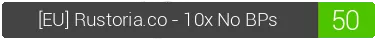 Голосовать за [EU] Rustoria.co 3/10 - 10x No BPs [Loot+/Shop/Kits] JUST WIPED (Сервер Rust)