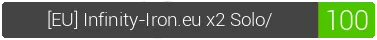 Голосовать за [EU] Infinity-Iron.eu x2 Solo/Duo Next Wipe 25.08 (Сервер Rust)